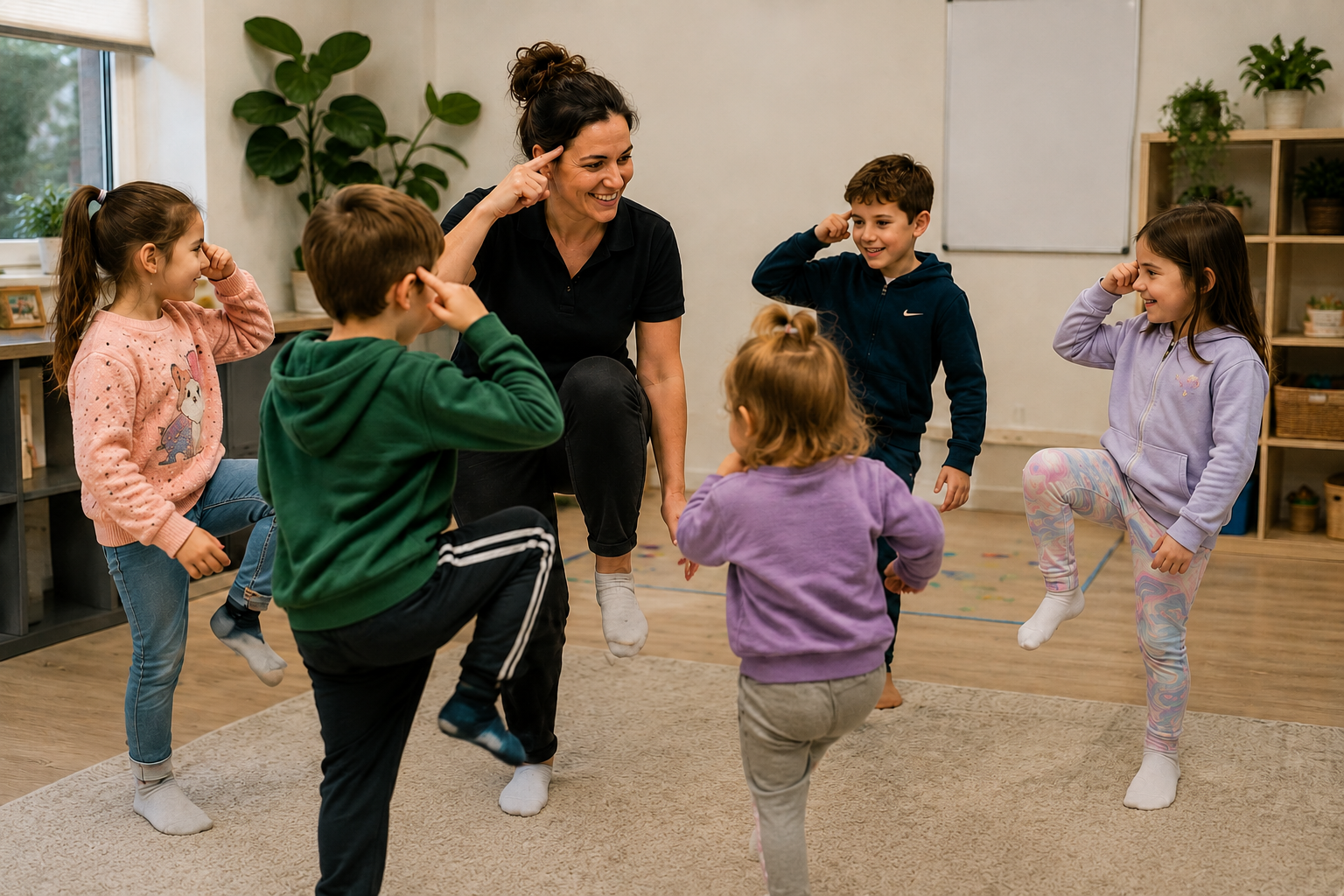 Children taking part in NeuroNest Home Tuition, Early Intervention and Developmental Support groups in Waterford.